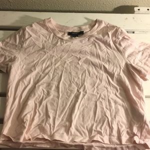 Forever 21 light pink crop top